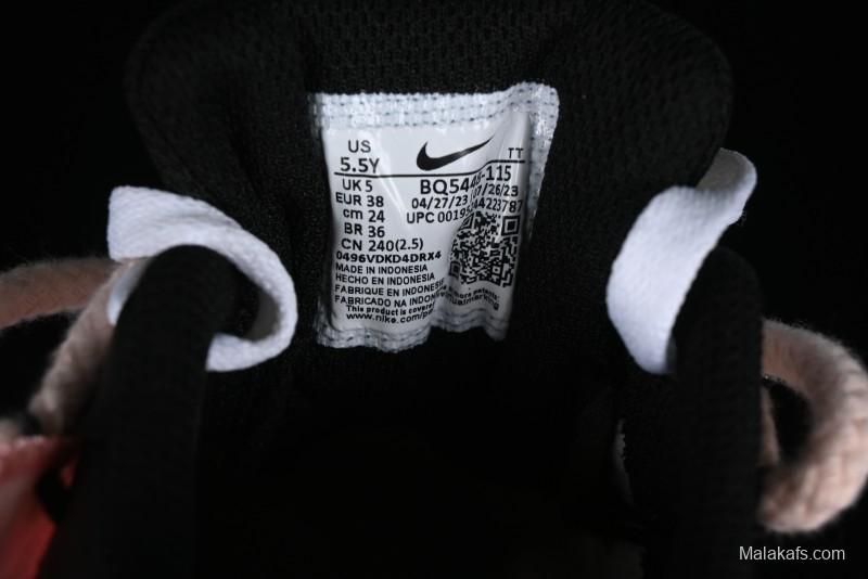 Nike Court Borough Low 2 Retro Casual Sneakers in Dark Pink and Black - BQ5448-115