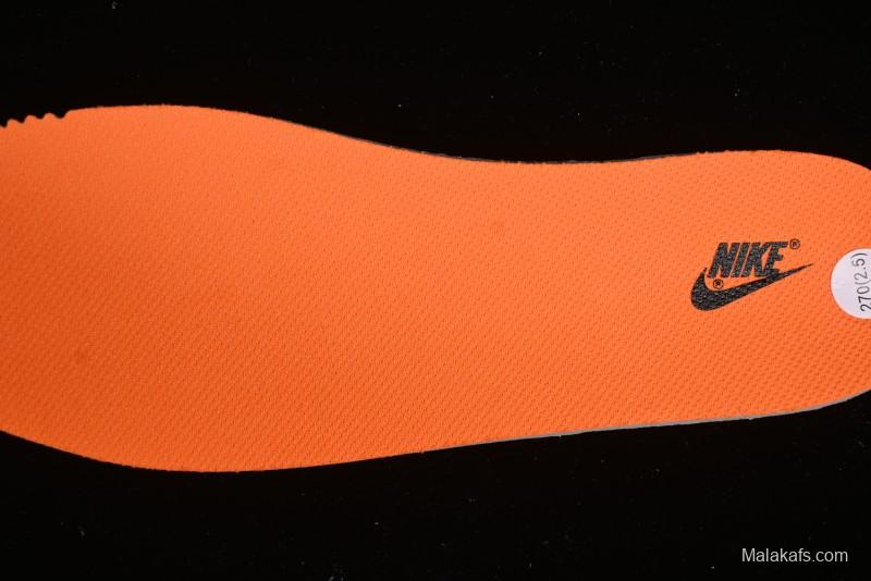 Nike SB Dunk Low Casual Skate Shoes in White, Orange, and Black - DH9765-003