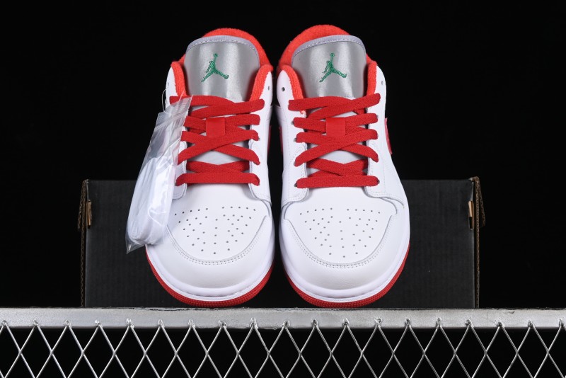 Nike Air Jordan 1 Low AJ1 White Red Casual Sneakers - FQ1935-018