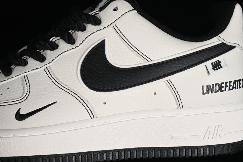 Nike Undefeated Air Force 1'07 Low Casual Sneakers with Custom Leather & Reflective Details - UT2023-201