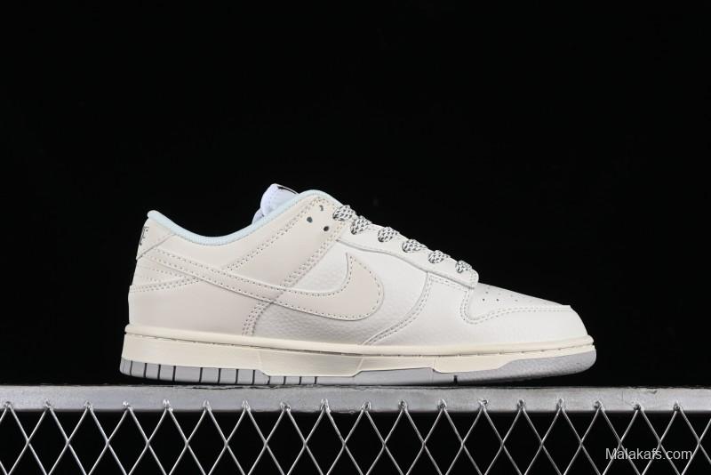 Nike SB Dunk Low "BAPE Collaboration - Arctic Fox" Anniversary High-End Custom Low-Top Casual Sneakers - XD6188-018