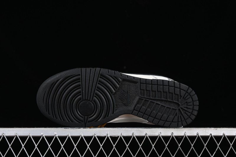 Nike SB Dunk Low OFF-WHITE Collaboration - Anniversary Edition Customized Low-Top Casual Skate Shoes - DJ2024-003