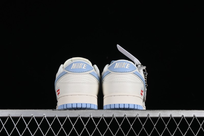 Nike Supreme x SB Dunk Low Stone Island Collaboration - Azure Starry Sky Anniversary High-End Custom Low-Top Casual Sneakers - BB9866-001