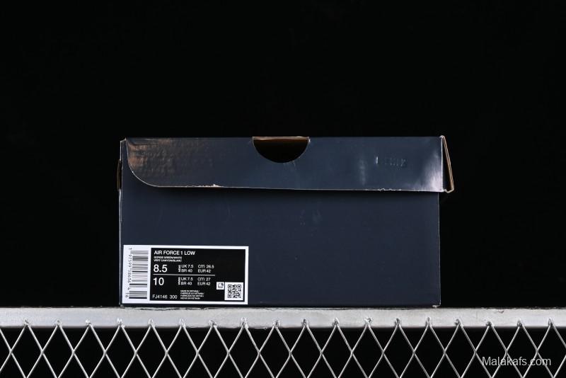 Nike Air Force 1 '07 Low Casual Sneakers with Full-Length Air Cushion - FJ4146-300