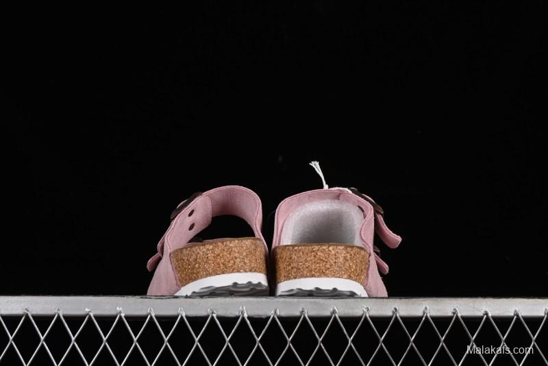 Birkenstock Arizona Soft Footbed Sandals with Suede Leather and Lambswool Lining - G.D4