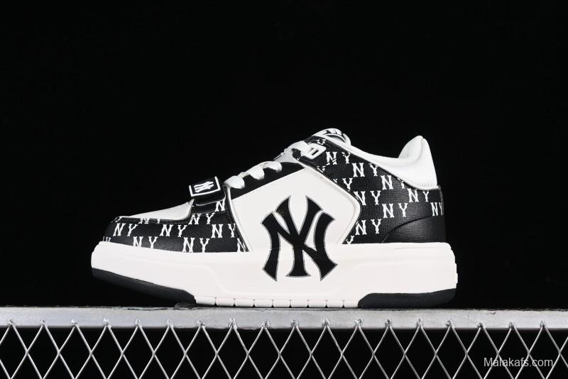 MLB Chunky Liner New York Yankees Hook & Loop Lightweight Platform Sneakers with 6cm Height Increase - 3ASXLM13N50BKS