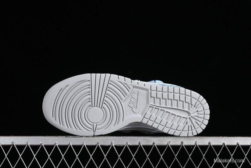 Nike Dunk Low SB Hearts Playing Cards Graffiti North Carolina Blue Casual Skate Shoes - DV0831-101