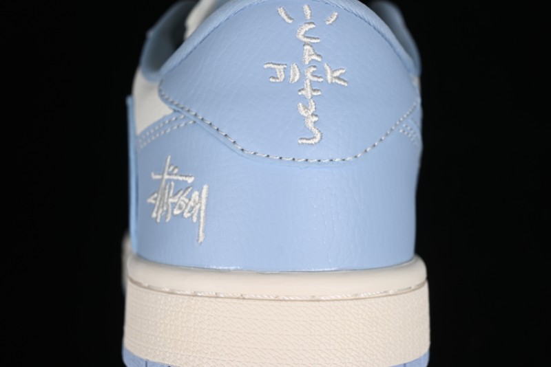 Nike Travis Scott x Fragment Design x Air Jordan 1 Low OG SP AJ1 Retro Sneakers - BB6588-101