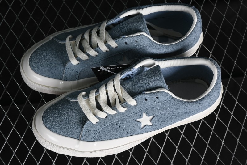 Converse One Star Pro Retro Skate Shoes in Grey Blue - A06889C