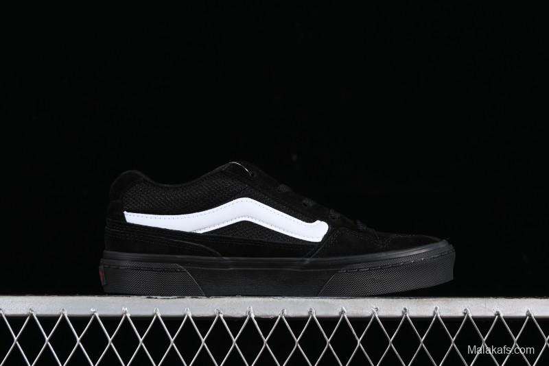 Vans Caldrone Classic Black Retro Skate Shoes - VN0007P9BA2