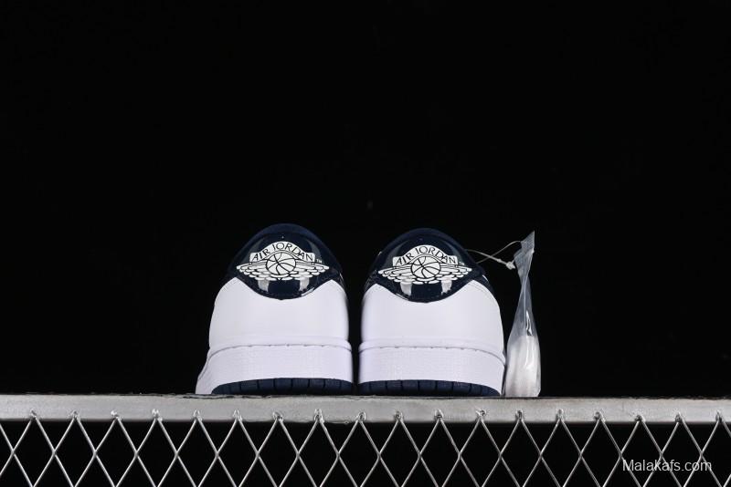 Nike Air Jordan 1 Low '85 Metallic Blue Retro Sneakers - FB9933-141