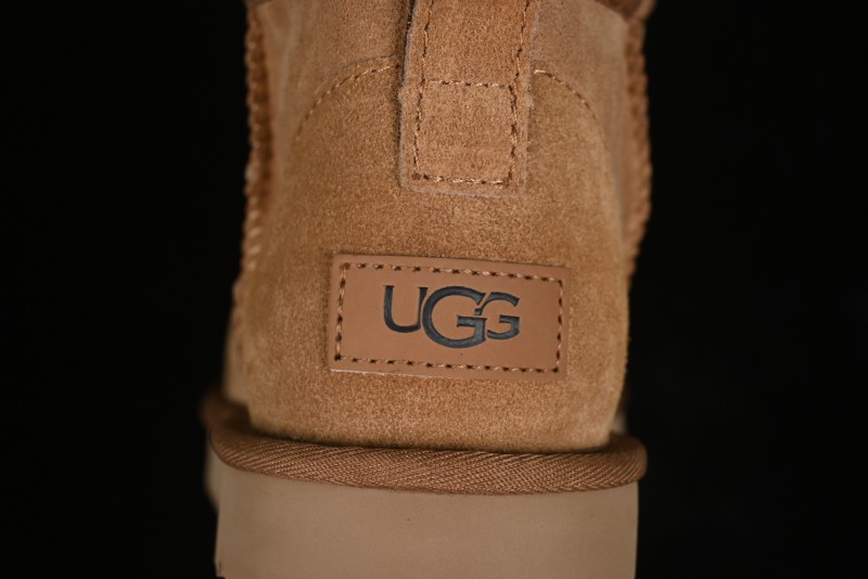 UGG Classic Ultra Mini Short Boots with Genuine Australian Shearling and TREADLITE Outsole - 1116109