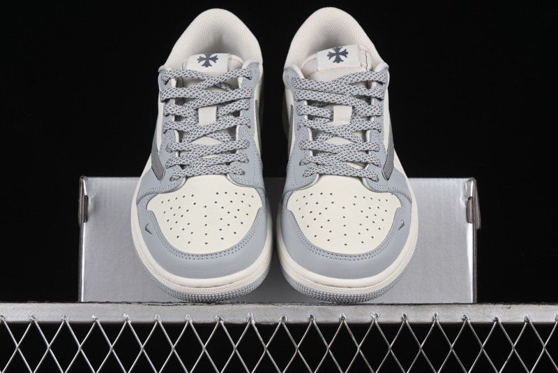 Nike Travis Scott x Fragment Design x Air Jordan 1 Low OG SP AJ1 Retro Sneakers - DM7866-016