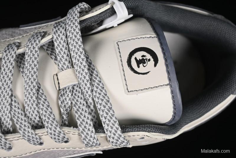 Nike SB Dunk Low Black Wukong Series - Light Gray Swoosh Anniversary Custom Low-Top Casual Skate Shoes - SJ1098-013