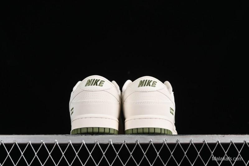 Nike SB Dunk Low Supreme Collaboration - Classic Beige Green Anniversary High-End Custom Low-Top Casual Skate Shoes - XX8888-002
