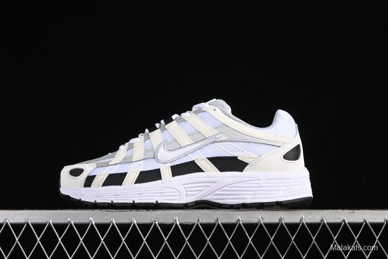 Nike P-6000 Prm Retro Casual Sneakers with Lightweight Design - CD6404-101