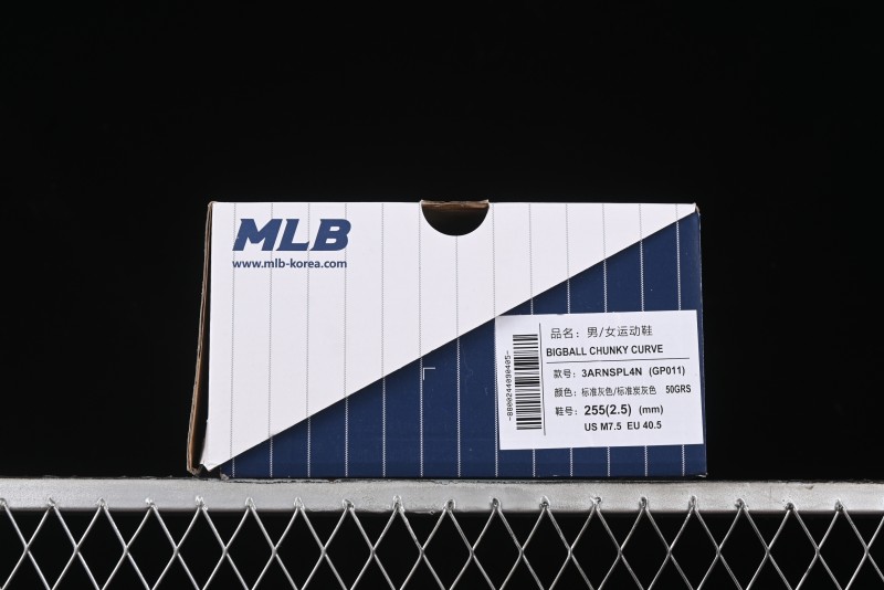 New York Yankees MLB Bigball Chunky Curve Thick Sole Casual Sneakers - 3ARNSPL4N50GRS