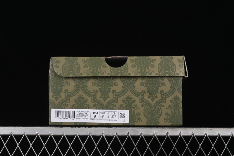 Nike Travis Scott x Fragment Design x Air Jordan 1 Low OG SP AJ1 Low Top Casual Sneakers - DM6688-608