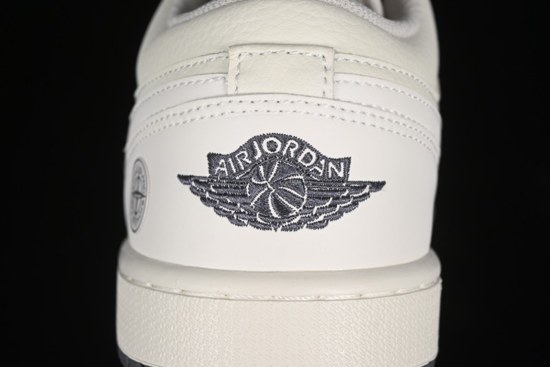 Nike Air Jordan 1 Low Retro Basketball Shoes Stone Island Collaboration - DC2024-025