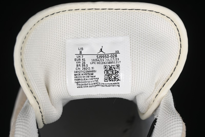 Nike Air Jordan 1 Low AJ1 The North Face Collaboration - Beige Coffee Retro Basketball Shoes - SJ9950-028