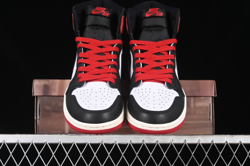 Nike Air Jordan 1 High OG Black Toe Reimagined Basketball Shoes - DZ5485-106