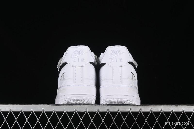 Nike Air Force 1 '07 Low Retro Street Spray Paint Anime Theme Maillard Style Casual Sneakers with Strap - ZH0316-039