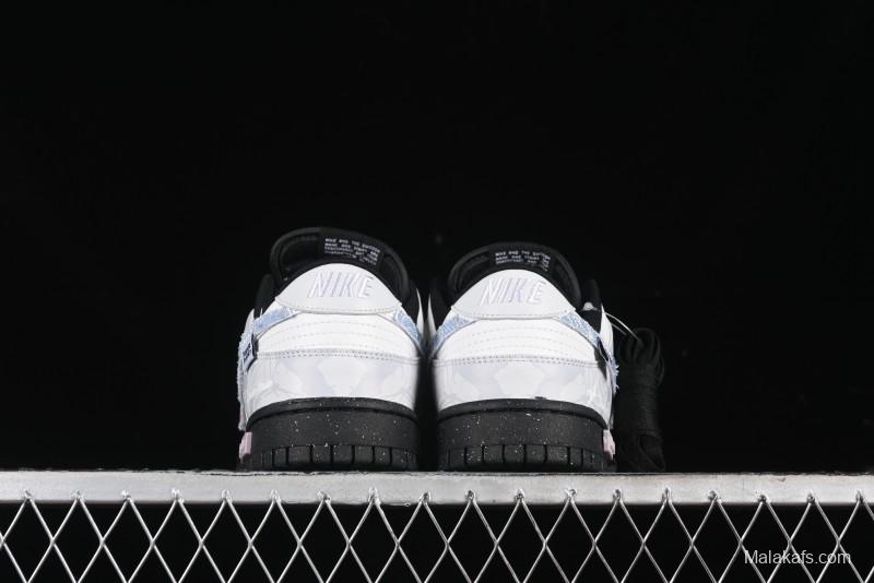 Nike Dunk Low Panda Prank Qixi Special Edition Low-Top Casual Sneakers - DD1391-100