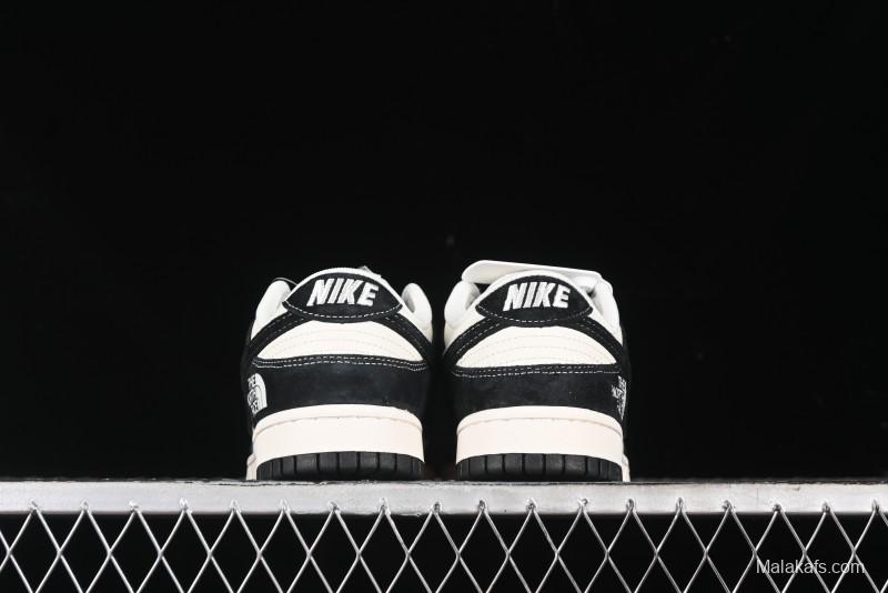 Nike SB Dunk Low The North Face Collaboration - Black Pig Eight Black Hook Anniversary High-End Custom Low-Top Casual Sneakers - SJ1089-011