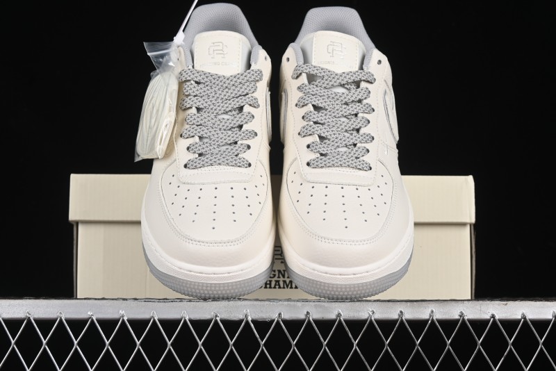 Nike Reigning Champ Air Force 1'07 Low-Top Casual Sneakers with 3M Reflective Details - RC2369-172