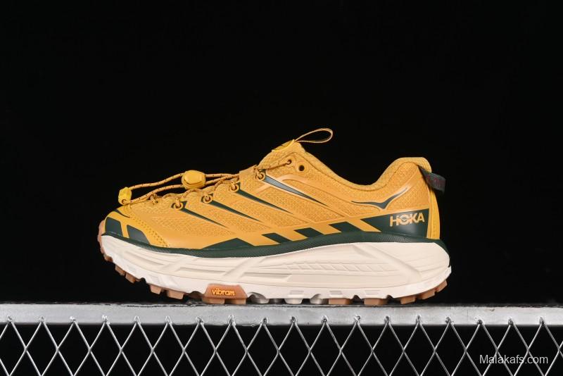 Hoka Mafate Three 2 Ultra-Lightweight Cushioned Trail Running Shoes - 1141572 GLW