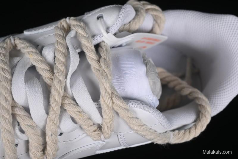 Nike Air Force 1 '07 Low White Deconstructed Casual Sneakers - CW2288-046