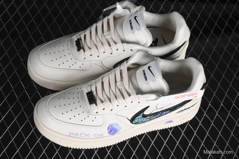 Nike Air Force 1'07 Low "Punk Future" Cyberpunk Style Casual Sneakers - DV3464-020