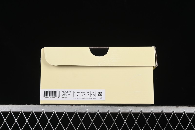 Nike Travis Scott x Fragment Design x Air Jordan 1 Low OG SP AJ1 Low Top Casual Sneakers - XY2688-111
