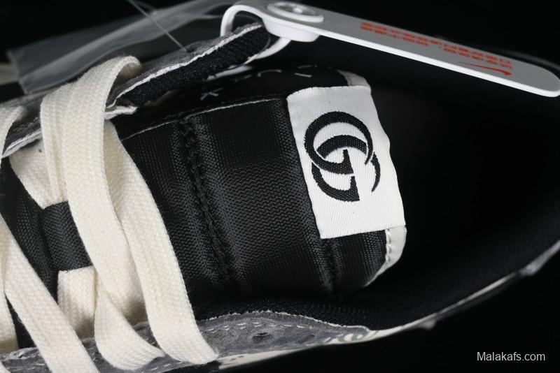 Nike Travis Scott x Fragment Design x Air Jordan 1 Low OG SP AJ1 Gucci Collaboration - Black Hook Dragonfly Low-top Casual Sneakers - SJ2068-137