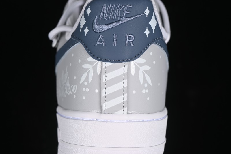 Nike Air Force 1 '07 Low Frozen Custom Paint Low-Top Casual Sneakers - ZH0316-035
