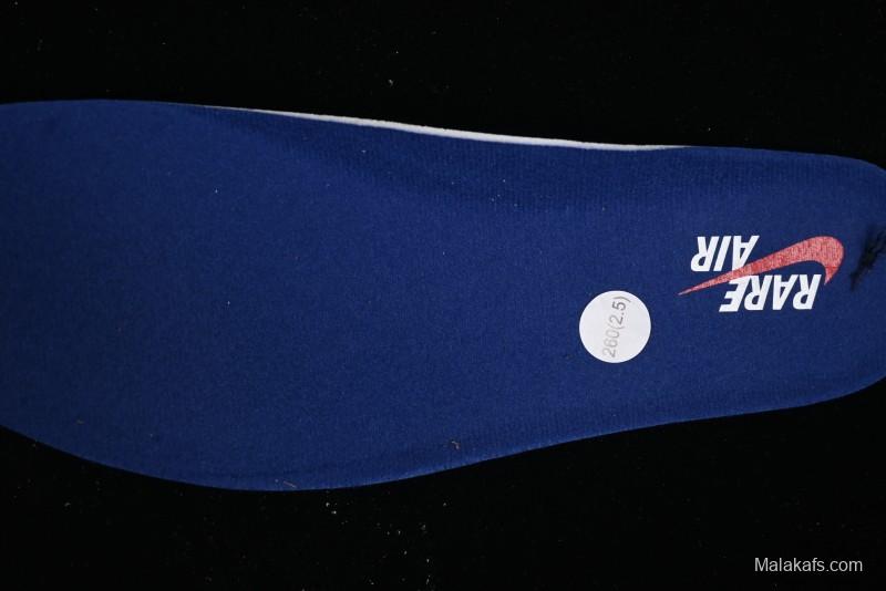 Nike Air Jordan 4 Retro Basketball Shoes in Black, Blue and Neutral Grey - FV5029-003