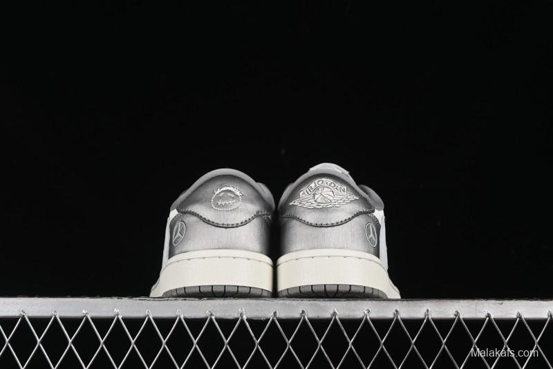 Nike Travis Scott x Fragment Design x Air Jordan 1 Low OG SP AJ1 Culture Casual Sneakers - AG3702-802