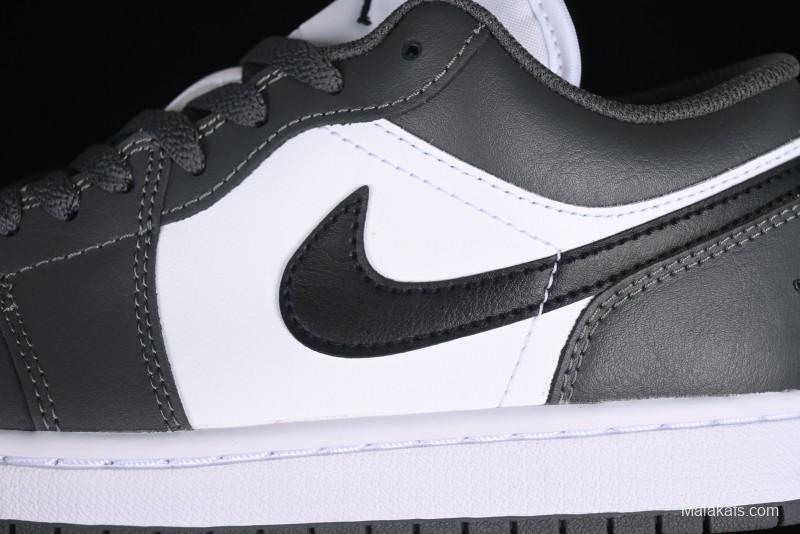 Nike Air Jordan 1 Low Iron Grey Casual Sneakers - 553558-152