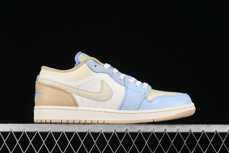 Nike Air Jordan 1 Low OG AJ1 White Brown Low Top Casual Basketball Shoes - HQ4186-111