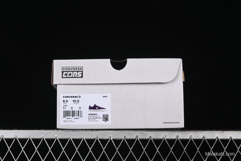 Converse One Star Pro Retro Skateboard Shoes in Purple - A08141C