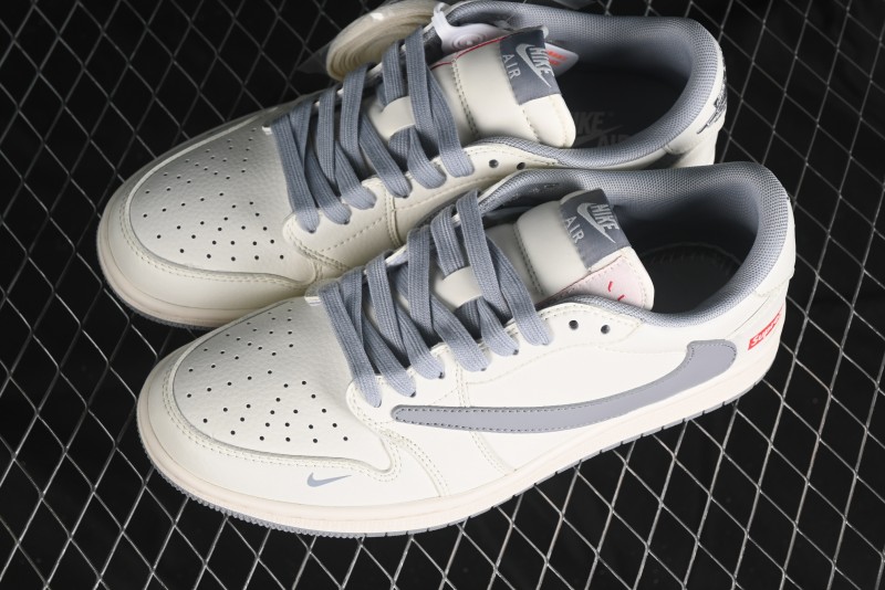 Nike Travis Scott x Fragment Design x Air Jordan 1 Low OG SP AJ1 Supreme Collaboration - XZ1168-003