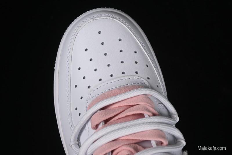 Nike Air Force 1 '07 Low Pink Chanel-Inspired Casual Sneakers - DH9999-334