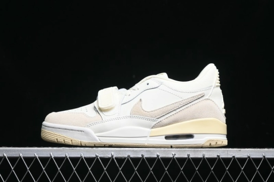 Nike Air Jordan Legacy 312 Low Sneakers with Velcro Strap and Triple Fusion Design - FQ7827-102