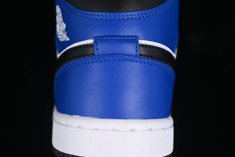 Nike Air Jordan 1 Mid AJ1 Basketball Shoes White Blue - DQ8423-402