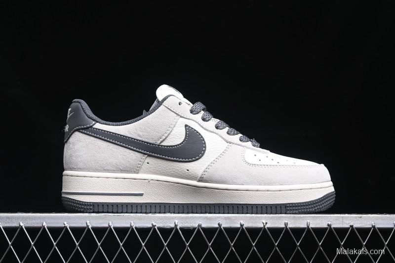 Nike Air Force 1 '07 Low Supreme The North Face Collaboration - Grey Black Red Logo - XZ6188-112
