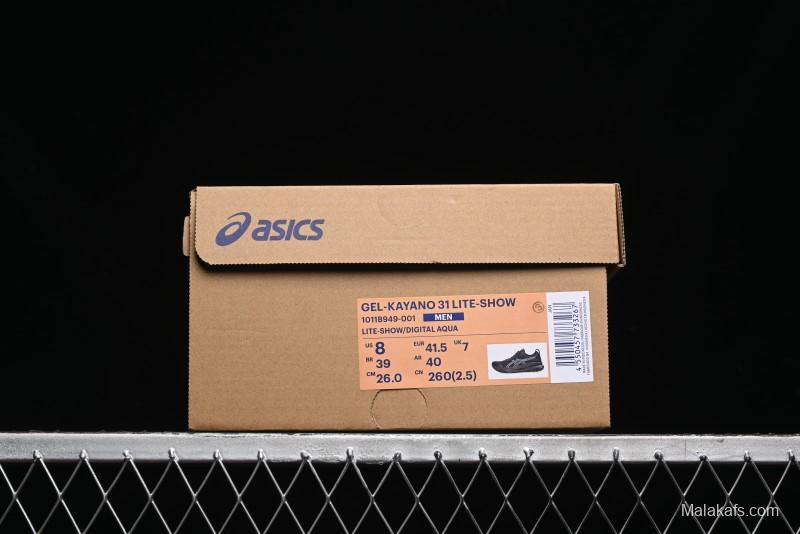 Asics Gel-Kayano 31 Running Shoes with GEL Cushioning and FLYTEFOAM BLAST - 1011B949-001