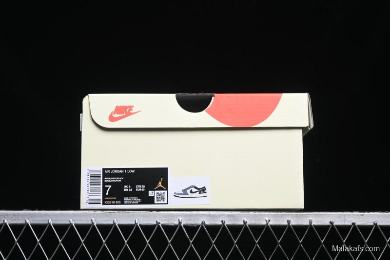 Nike Air Jordan 1 Low Stussy Collaboration Retro Basketball Shoes - XX3318-505