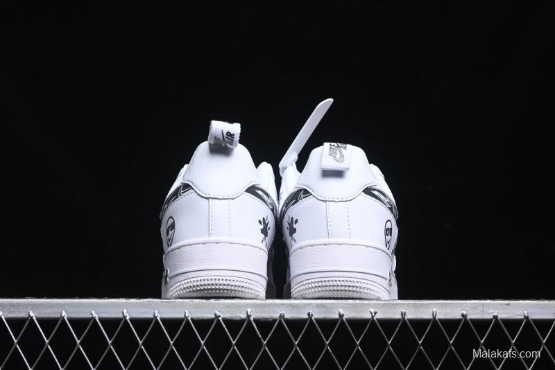 Nike Air Force 1 '07 Low "Smiley Face" Casual Sneakers - FB8971-020