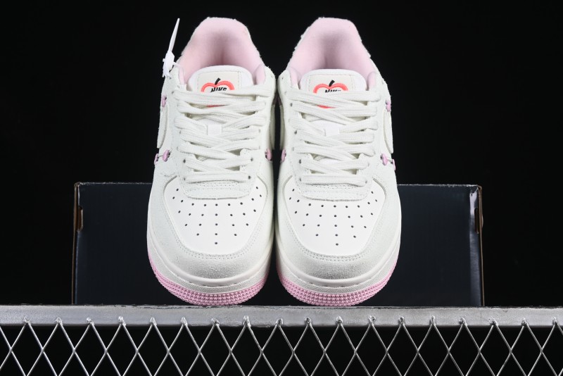 Nike Air Force 1 '07 Low Valentine's Day Limited Casual Sneakers with Full-Length Air Cushion - HV5992-111
