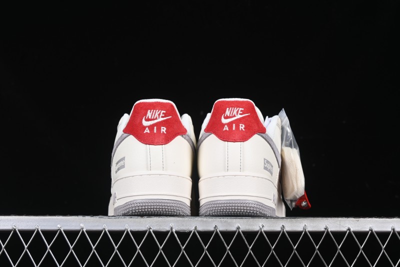 Nike Air Force 1 '07 Low Supreme Casual Sneakers with Full-Length Air Cushion - BB7518-020